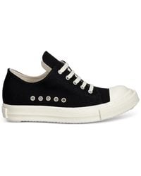 Rick Owens - Low-Top Lace-Up Sneakers - Lyst