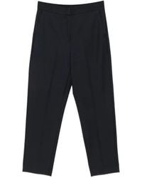 iBlues - Pressed-Crease Cropped Trousers - Lyst