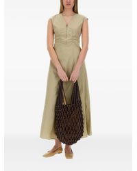 Alysi - V-Neck Maxi Dress - Lyst