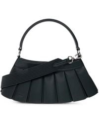 Lacoste - H Lenglen Pleated Leather Tote Bag - Lyst