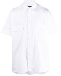 Giorgio Armani - Short-sleeve Button-up Shirt - Lyst