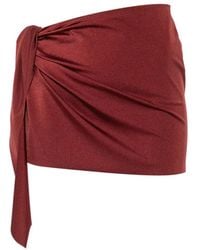 MATINEÉ - Wikkelrok Met Geknoopt Detail - Lyst