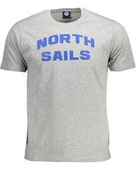 North Sails - Logo-Print Crew-Neck T-Shirt - Lyst