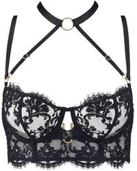 Aubade - Under Your Spell Lace-Embroidered Bustier - Lyst