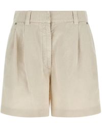 Brunello Cucinelli - Monili-Detail Concealed-Fastening Shorts - Lyst