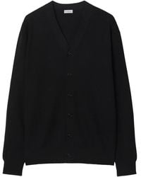 Burberry - Seam-Detail Wool Cardigan - Lyst