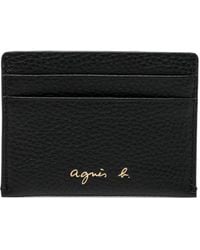 agnès b. - Leather Cardholder - Lyst