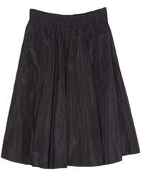 Susanne Bommer - Patch-Pocket Gathered Midi Skirt - Lyst