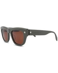 McQueen - Spike-Embellished Square-Frame Sunglasses - Lyst