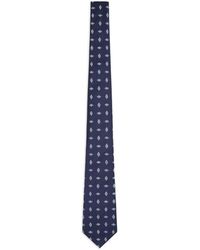 Giorgio Armani - Zijden Stropdas Met Geometrisch Patroon - Lyst