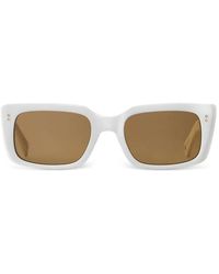 Garrett Leight - Gl 3030 Sun Zonnebril Met Vierkant Montuur - Lyst