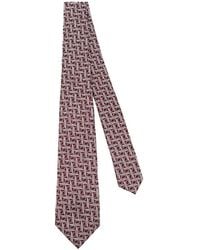 Kiton - Corbata Con Motivo Geométrico - Lyst