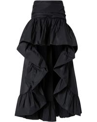 Pinko - Ruffled Asymmetrical Skirt - Lyst