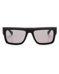 Calvin Klein - Rectangle-frame Matte Sunglasses - Lyst