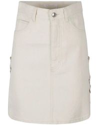 Chloé - Lace-Detail Mini Skirt - Lyst
