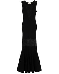 Blumarine - Lace-Panelled Sleeveless Gown - Lyst