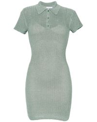 Patrizia Pepe - Knitted Polo Dress - Lyst