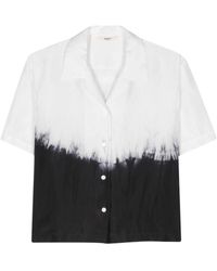 Barena - Colourblock Silk Shirt - Lyst