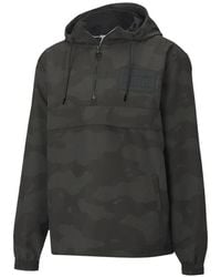 PUMA - Cortavientos The Hundreds Rev Con Estampado Militar - Lyst