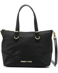 Bimba Y Lola - Logo-lettering Tote Bag - Lyst