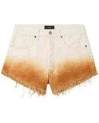 Alanui - Colores Brillantes Denim Shorts, Mujer, Talla - Lyst