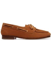 Bally - Pathy Suede Derby Shoes - Lyst