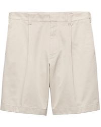 Prada - Katoenen Bermuda Shorts - Lyst