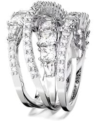 Swarovski - Twist Wrap Ring - Lyst
