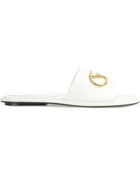 Sergio Rossi - Logo-Plaque Sandals - Lyst