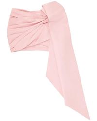 Area - Taffeta Knot Skirt - Lyst