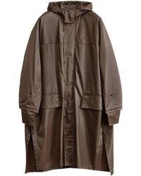 Lemaire - Hooded Cotton Raincoat - Lyst