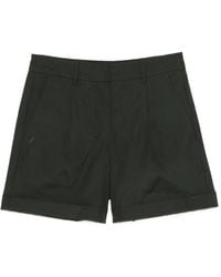 Max Mara - Ubino Pleated-Front Cuffed-Hem Shorts - Lyst