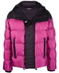 DSquared² - Logo-print Padded Jacket - Lyst