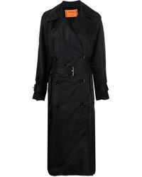 MERYLL ROGGE - Belted Double-Breasted Trench Coat - Lyst
