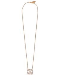 OFF-WHITE ヴァージル期　クリップモチーフネックレス Off-White c/o Virgil Abloh シルバー ショート Multi Paperclip