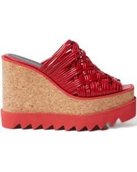 Stella McCartney - Sneak-Elyse Plateau-Mules - Lyst