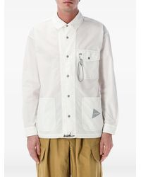 and wander - Flap-Pocket Overshirt - Lyst