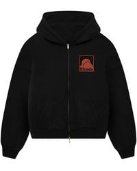 Rhude - Moonlight Badge Zip-Up Hoodie - Lyst