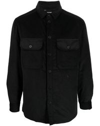 Neil Barrett - Quilted-panel Cotton Shirt Jacket - Lyst