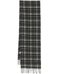 Marc O' Polo - Checked Fringed Scarf - Lyst