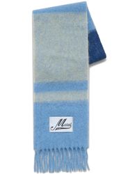 Marni - Fringed Brushed-Knit Scarf - Lyst
