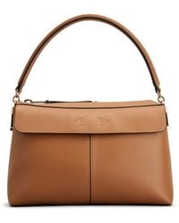 Tod's - Small T Case Boston Leather Shoulder Bag - Lyst