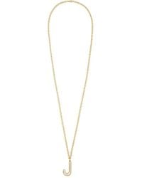 Roxanne Assoulin - Big Puffy Initial Necklace - Lyst