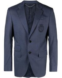 Billionaire - Crest-Motif Single-Breasted Blazer - Lyst