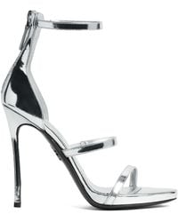 DSquared² - Straps Laminated Sandals - Lyst