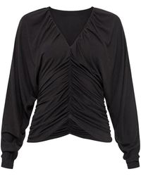 Nissa - Top Drapeado - Lyst