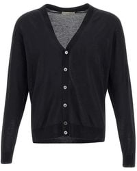 FILIPPO DE LAURENTIIS - V-Neck Button-Up Cardigan - Lyst