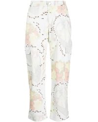 Collina Strada - Graphic-Print Trousers - Lyst
