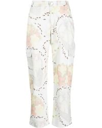 Collina Strada - Graphic-Print Trousers - Lyst