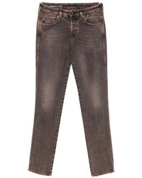 DIESEL - Distressed Faded Jeans - Lyst